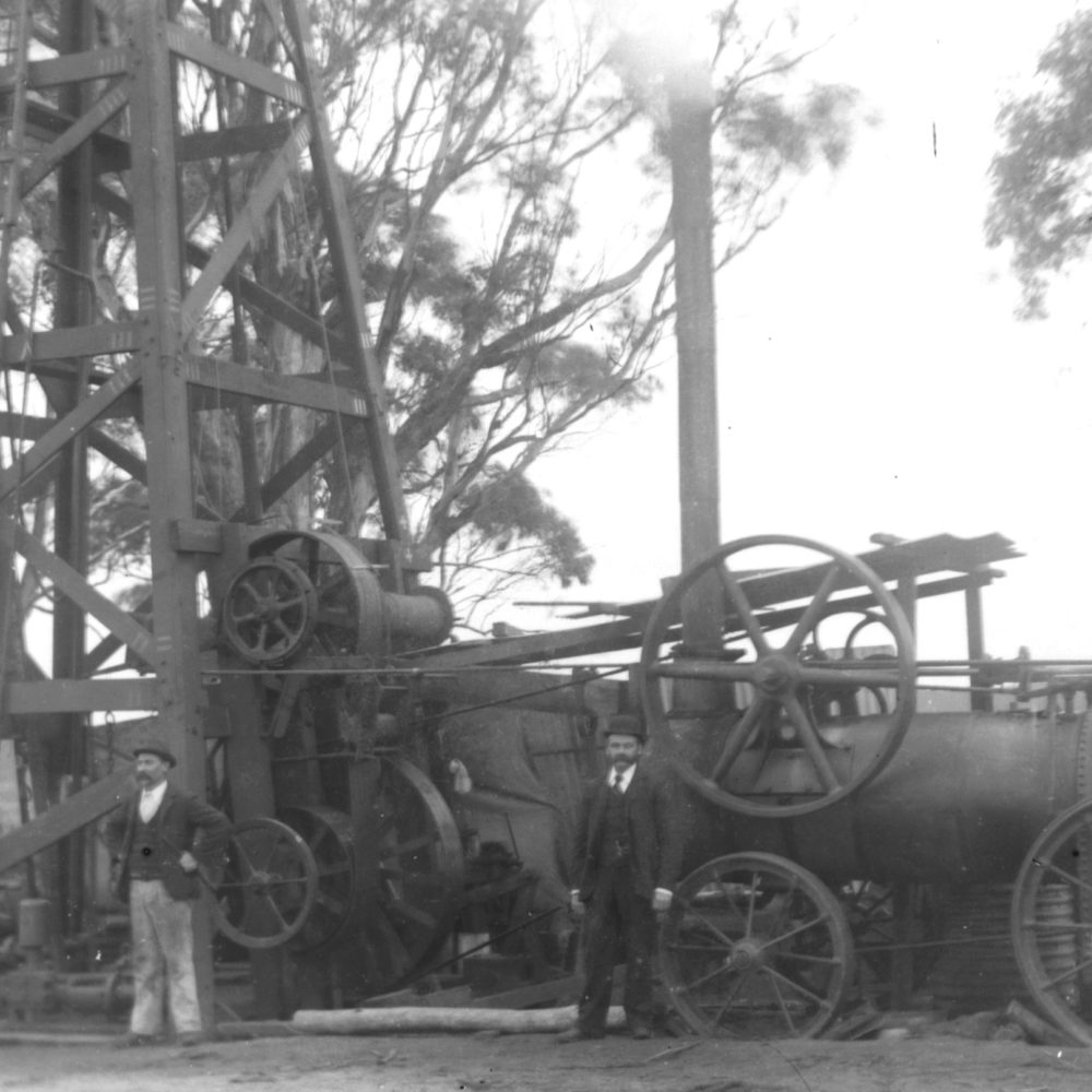 Image of land Mining history research Bendigo historic researcher local Derek Reid of Central Victoria